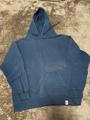 챔피온 네이비 후드 부착 후드티