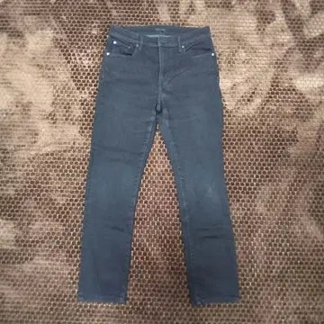 30 UNIQLO 히트텍 블랙 데님 남성용 청바지 청바지