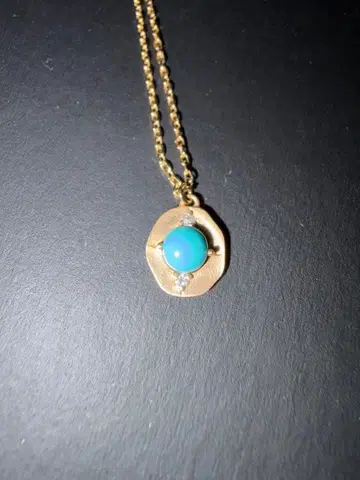 아가트 터콰이즈 목걸이