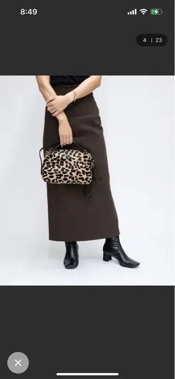 지아니카리니 알리파 M 2way 백 레오파드