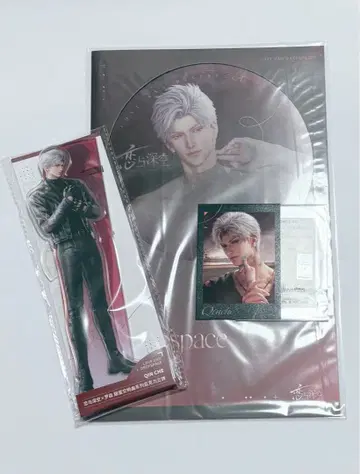 연애와 심공 신 공식 굿즈 세트 아크릴 스탠드 부채