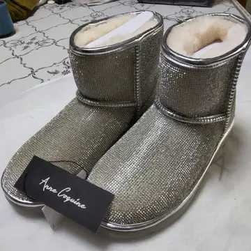 Anne Coquine 실버 어그 부츠 L 사이즈
