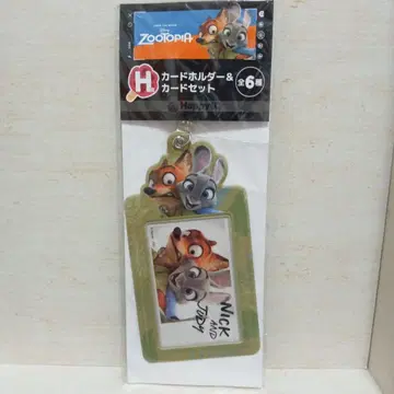 주토피아 Happy 복권 H상 카드 홀더 & 카드 세트 닉과 주디