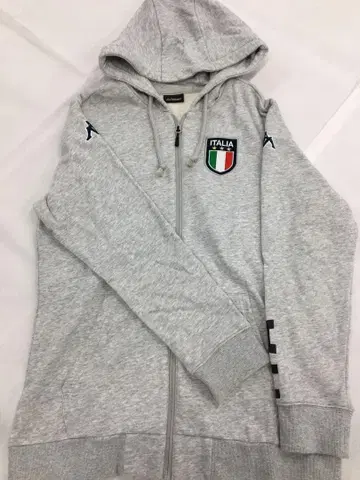 Kappa 이탈리아 국기 와펜 집업 후드티