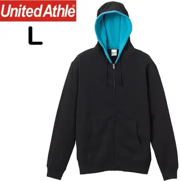 10.0oz 맨투맨 후드티 L 5213 파일 안감 블랙 블루