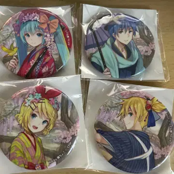 하츠네 미쿠 카가미네 린 렌 KAITO 하나이로고로모 캔뱃지