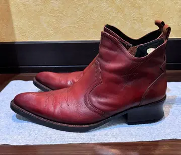 웨스턴 부츠 TEXAS 25.5cm 가죽 신발 천연 가죽 일본제 아메카지