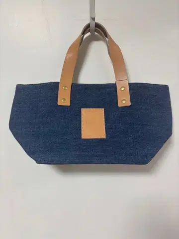 미사용 새상품! 론 헤르만 그린룸 데님 토트백