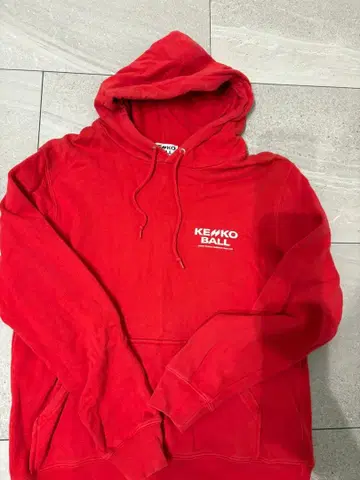 KENKO BALL 나가세켄코 테니레드 후드티 M 사이즈
