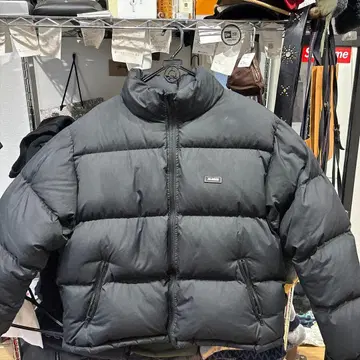 XLARGE 블랙 다운 자켓 눕시형