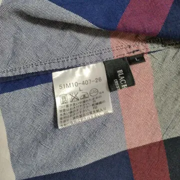 CRESTBRIDGE BLACK LABEL 체크 셔츠 L 사이즈
