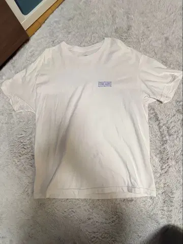 ON AIR 프린트 화이트 T셔츠