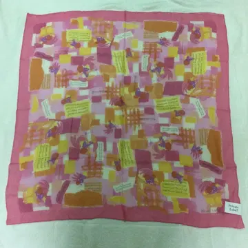 Private Label 핑크색 영어와 과일 패턴