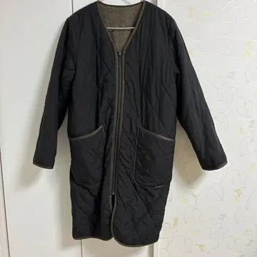 studio clip 스튜디오 클립 리버서블 퀼팅 보아 코트 L