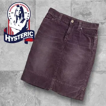 HYSTERIC GLAMOUR KLNKY 청바지 퍼플 타이트 스커트