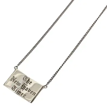 J06379 미사용품 IN-PUT-OUT 목걸이 실버925