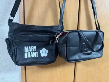 MARY QUANT 블랙 숄더백
