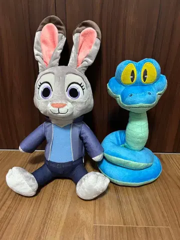 [ 새상품 ] 주토피아2 L 봉제 인형 주디 게리 2종 세트