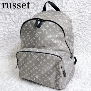새상품급 러셋 모노그램 나일론 백팩