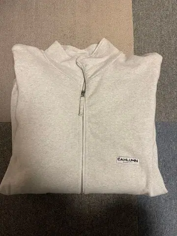 CAHLUMN 그레이 집업 맨투맨 X