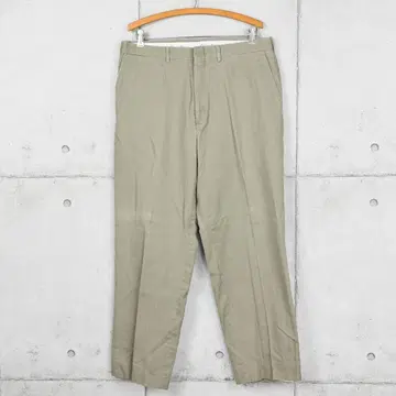 Eddie Bauer 플레인 프론트 치노 팬츠 올리브 그레이 W36