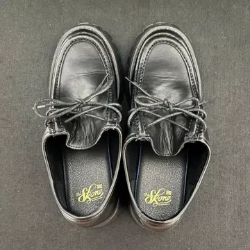 블랙 가죽 로퍼풍 신발 24.5cm