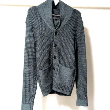 TOMMY 리브 니트 스웨터