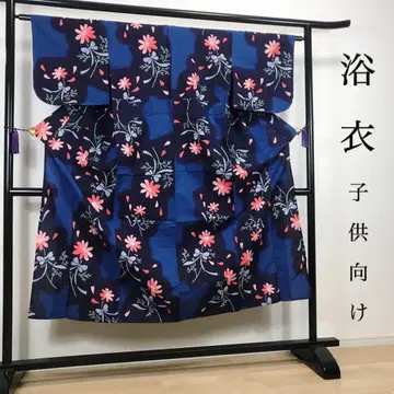 ZF-1227 유카타 면 어린이용 스몰 사이즈 축제