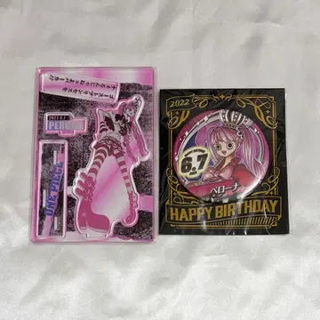 원피스 페로나 아크릴 스탠드 생일 디오라마 피규어 캔뱃지