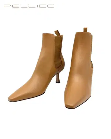 [ 미사용 ] PELLICO VENERE 사이드 고어 힐 부츠 36