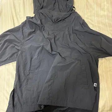 Naptime 후드 부착 나일론 자켓 다크 그레이