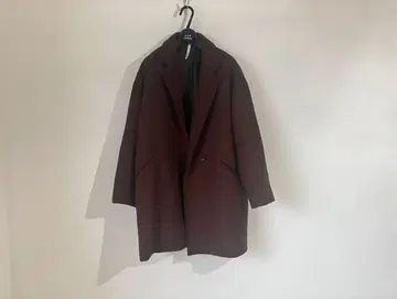 Aima+saie 오버 실루엣 울 코쿤 코트