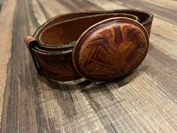 가죽 벨트 빈티지 독 천연 가죽