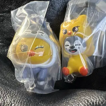 SKZOO 집게로 집어 연결하는 마스코트 포가리/울프찬 세트