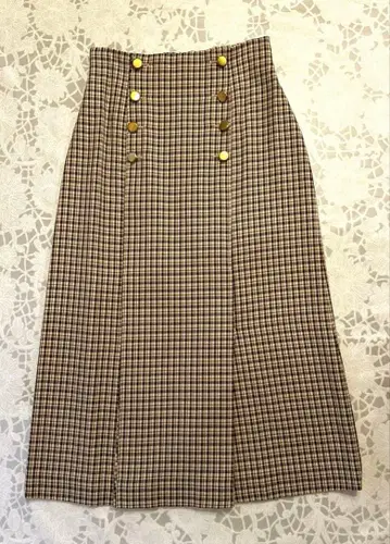 ANAYI 체크 스커트