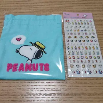 [ 즉시 구매 ] 피넛 스누피 SNOOPY 사가라 자수 복조리 씰