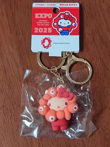 [ 미개봉 ] 헬로키티 미야쿠미야쿠 입체 마스코트 최애 컬러 키링