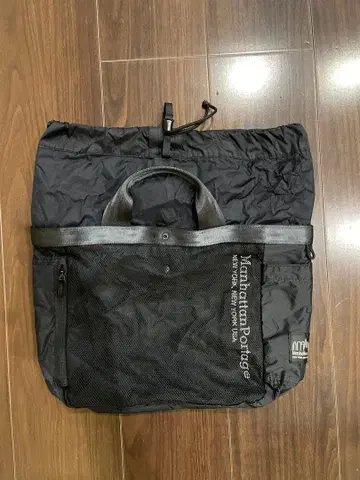 맨해튼 포티지 블랙 라벨 토트 블랙