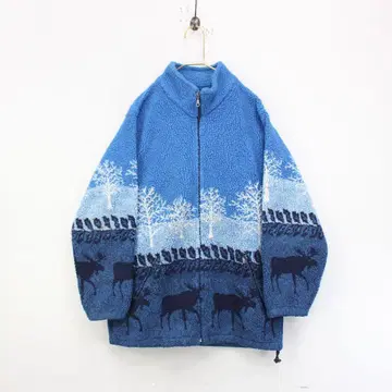 빈티지 플리스 자켓