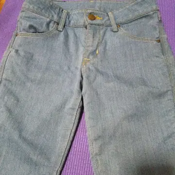 Lee 라이트 블루 스트레이트 데님