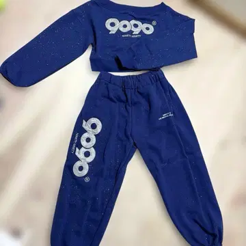 미사용 새상품 9090 girl 네이비 셋업 맨투맨