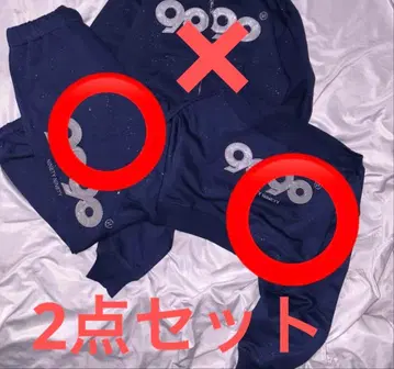 미사용 새상품 9090 girl 네이비 셋업 맨투맨