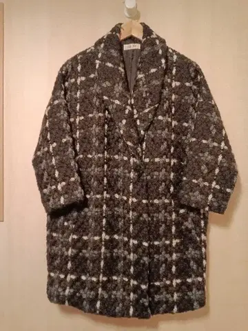 deby debo 오버 사이즈 체크 코트