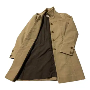 SHIPS 쉽스 스웨이드코튼 비익 스텐카라 코트 베이지 S