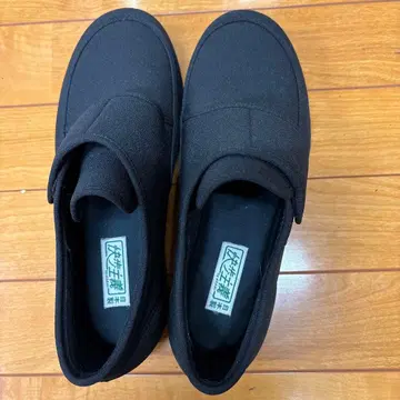 쾌보주의 아사히 슈즈 26cm 4E 발볼 넓은 간호 재활 일본제 블랙