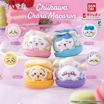 치이카와(먼작귀) 캐릭터 마카롱 4종 컴플리트