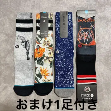 스탠스 삭스 STANCE SOCKS 양말 4족 세트 + 덤 1족 포함