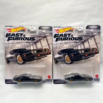 핫휠 와일드 스피드 폰티악 파이어버드 2대 세트