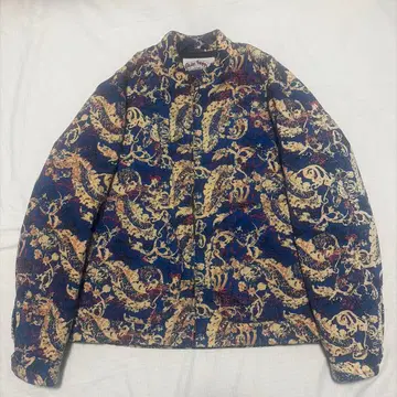 [ 새상품급 ] CALEE 블루종 자켓 코튼 올 패턴 안감 퀼팅