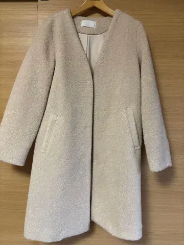 any sis 보아 코트 베이지